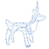 Poro Joulukoriste Kylmän Valkoinen 60X30X60 Cm